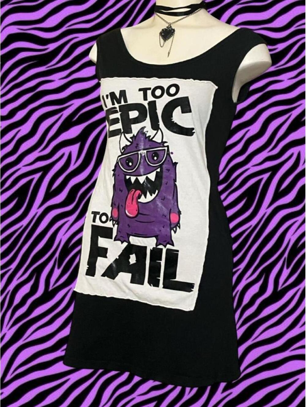 Cupcake Cult Women's Black Too Epic to Fail' Dress